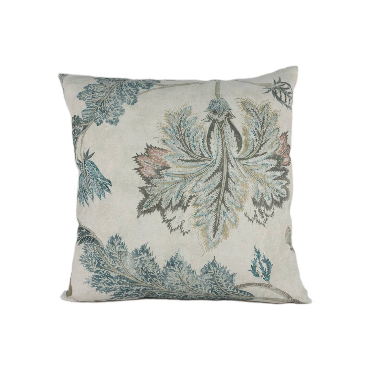 Zoffany - Indienne Print - Natural / Aubusson - Luxurious Floral Zoffany Archive Cushion Cover - Handmade Throw Pillow Designer Home Decor