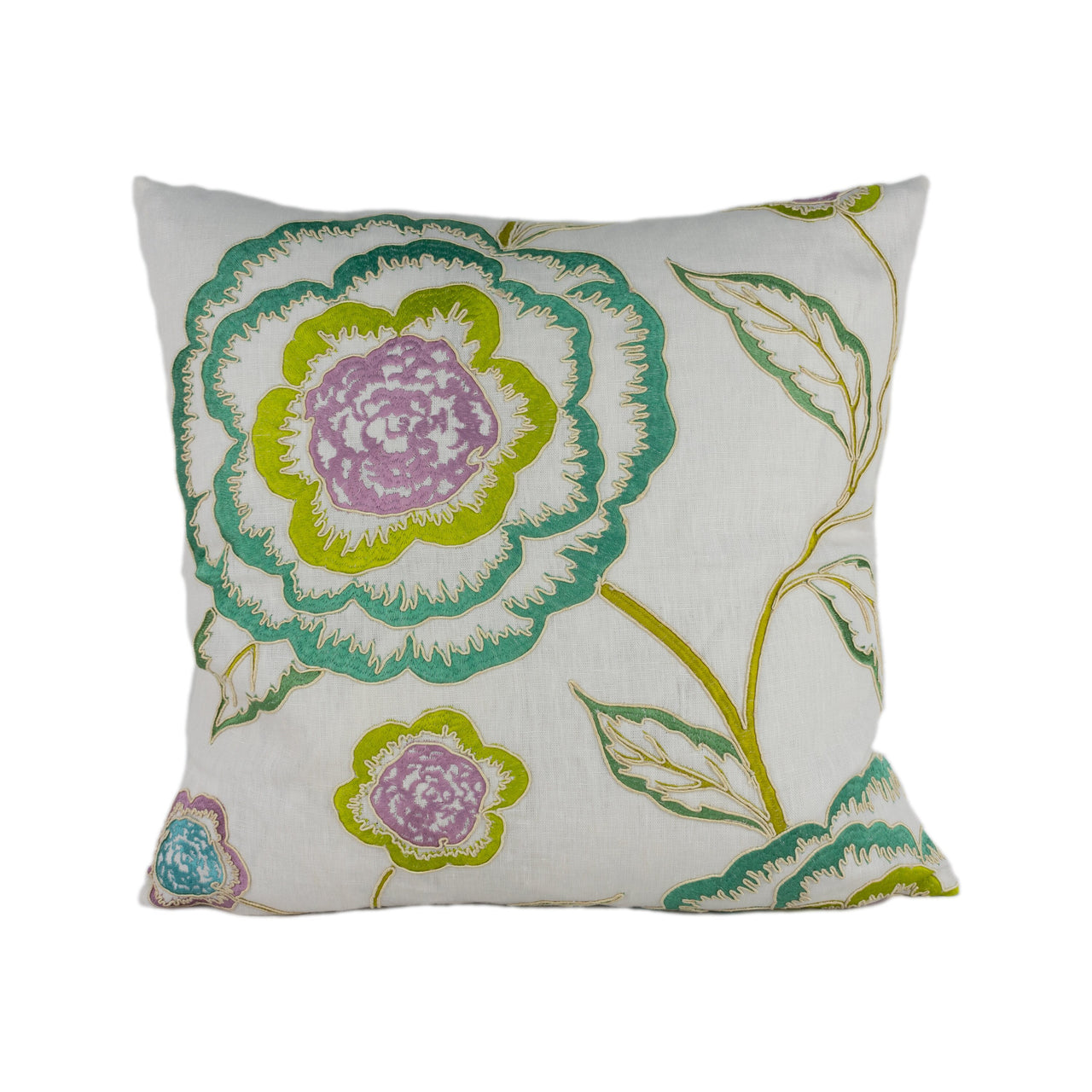 Manuel Canovas - Alma - Absinthe - Stunning Embroidered Designer Cushion Cover Home Décor Throw Pillow