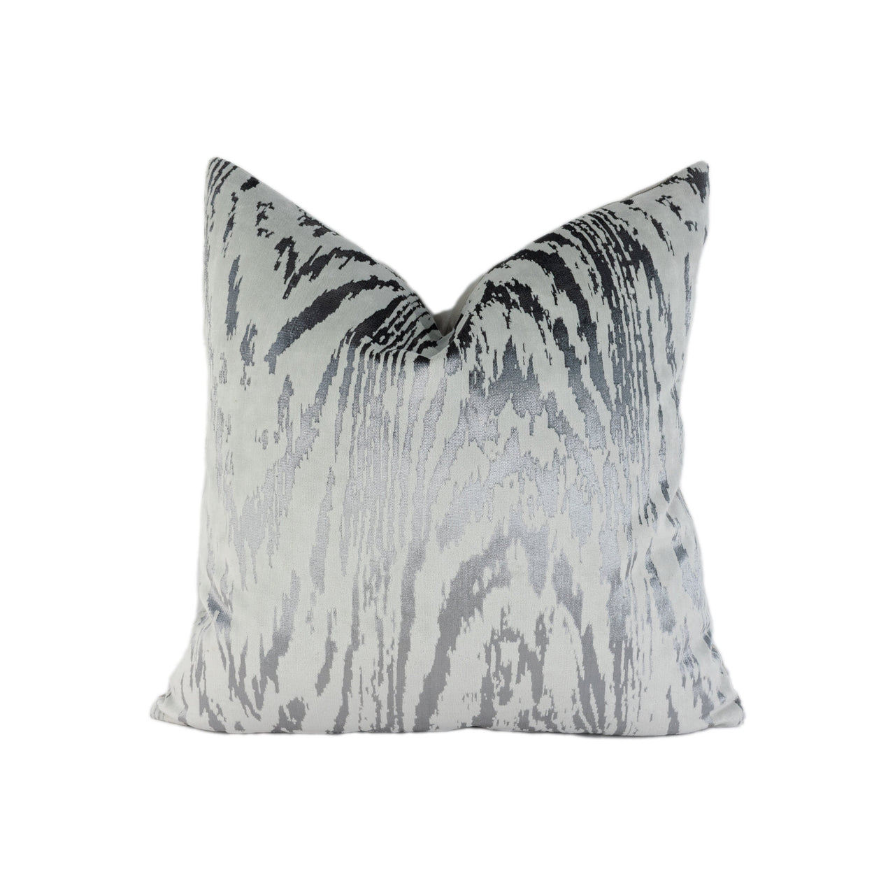 Kai - Marva - Silver - Stunning Designer Velvet Cushion Cover Home Décor Throw Pillow