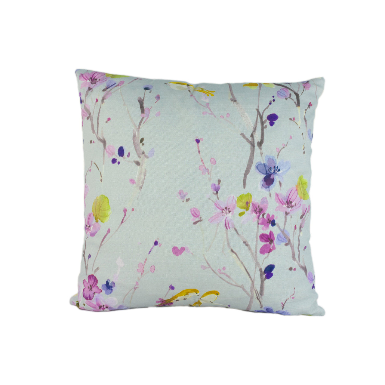 Voyage - Armathwaite - Violet / Duck Egg - Stunning Floral Cushion Cover Throw Pillow Designer Home Decor