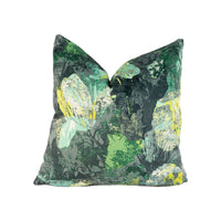 Thumbnail for Panaz - Mustique - Green / Grey - Stunning Designer Velvet Cushion Cover Home Décor Throw Pillow