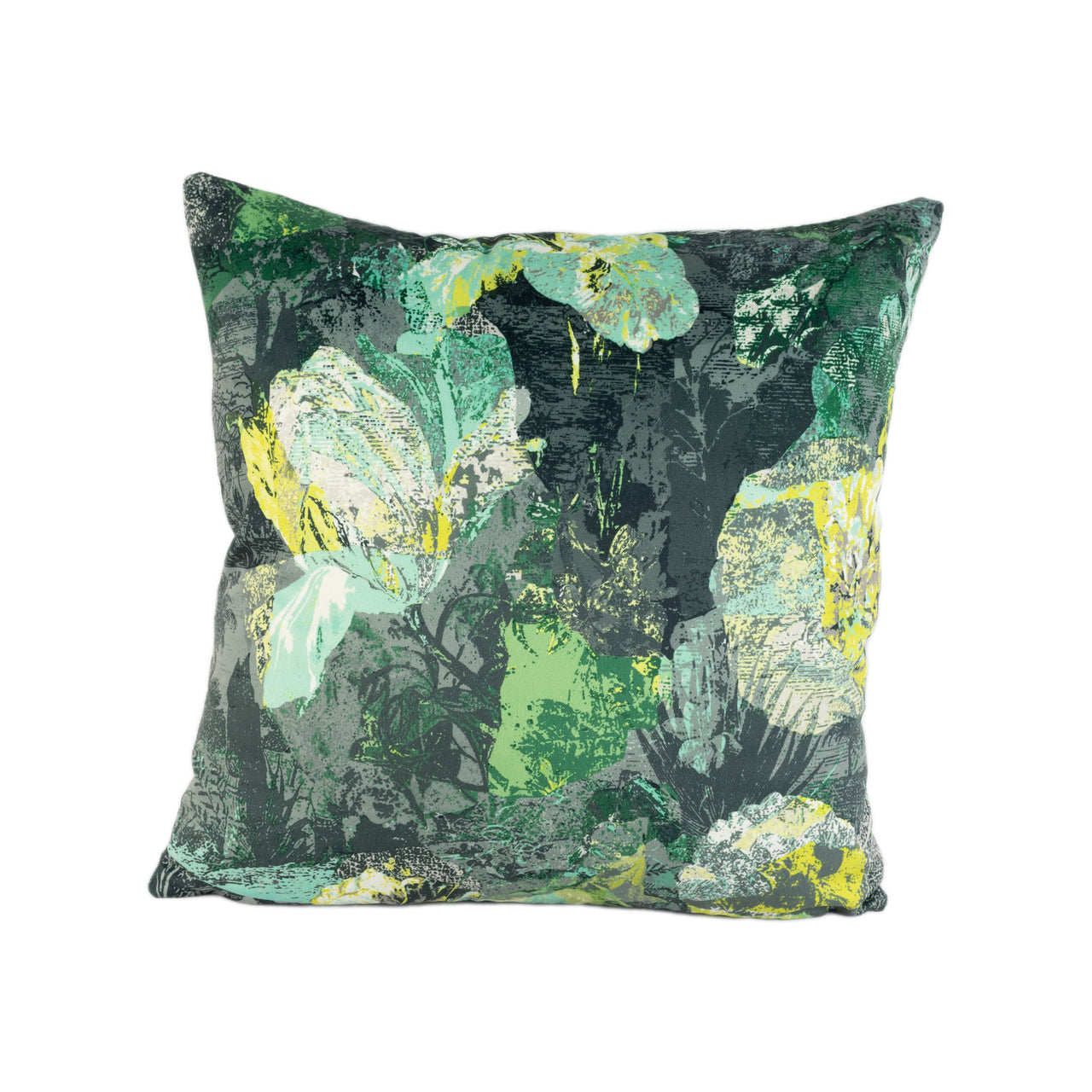 Panaz - Mustique - Green / Grey - Stunning Designer Velvet Cushion Cover Home Décor Throw Pillow