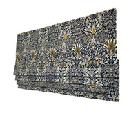 Thumbnail for William Morris - Snakeshead - Indigo / Hemp - Professionally Made Roman Blind Made to Measure