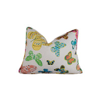 Thumbnail for Lulu DK for Schumacher - Butterfly - Multi - Delicate Arty Butterflies - Designer Cushion Cover - Handmade Throw Pillow - Luxury Home Decor