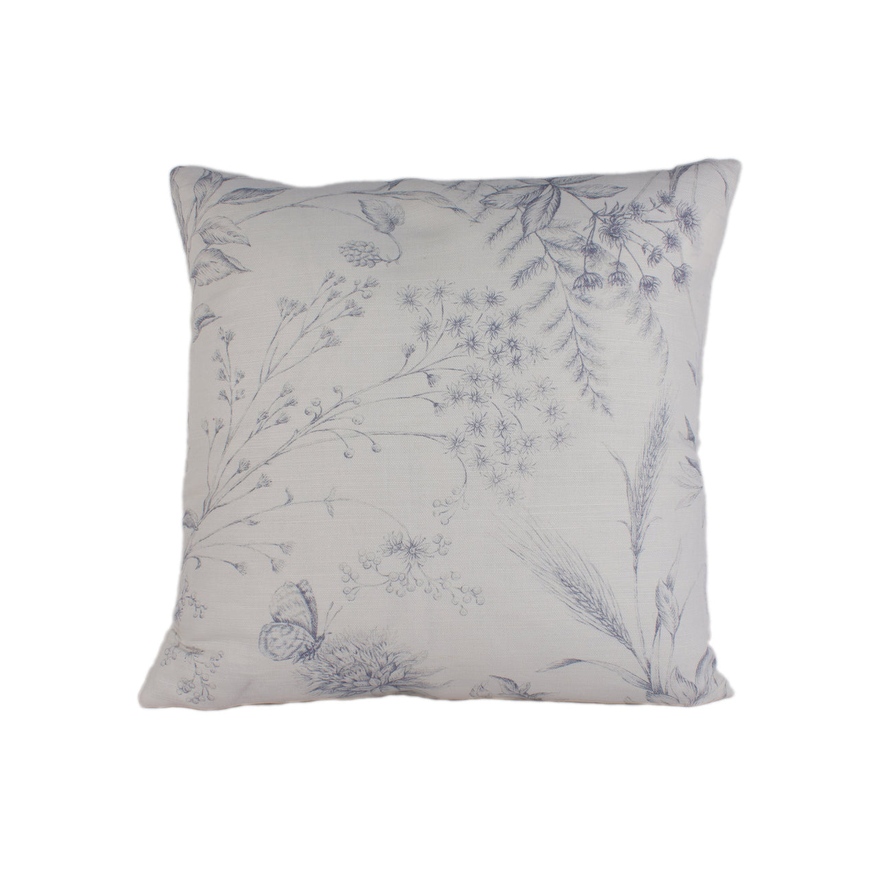 Ralph Lauren - Fern Toile - Charcoal Blue / White - Stunning Designer Cushion Cover Home Décor Throw Pillow