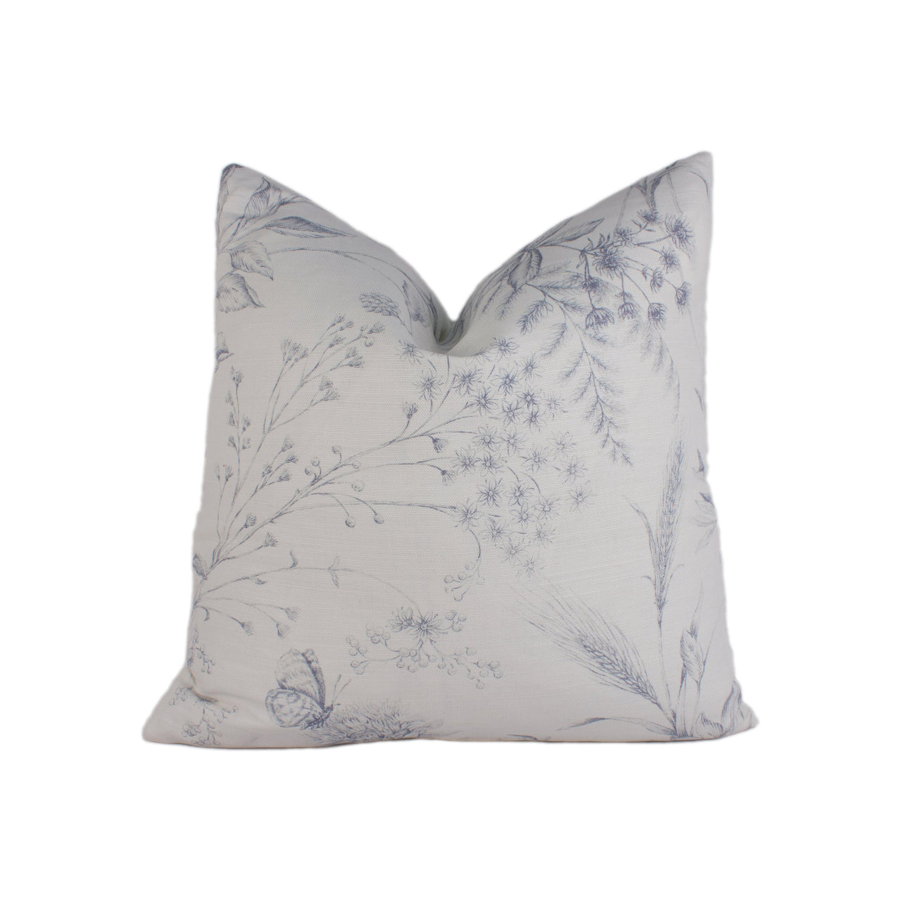 Ralph Lauren - Fern Toile - Charcoal Blue / White - Stunning Designer Cushion Cover Home Décor Throw Pillow