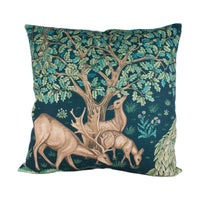 Thumbnail for William Morris - The Brook Tapestry - Blue - Classic English Medieval Tapestry Designer Cushion Cover - Luxury Throw Pillow - Handmade Home