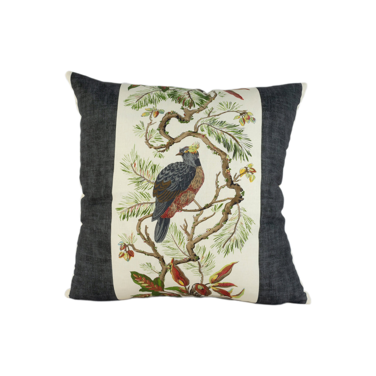 Thibaut - Williamson - Black - Stunning Designer Cushion Cover Home Décor Throw Pillow