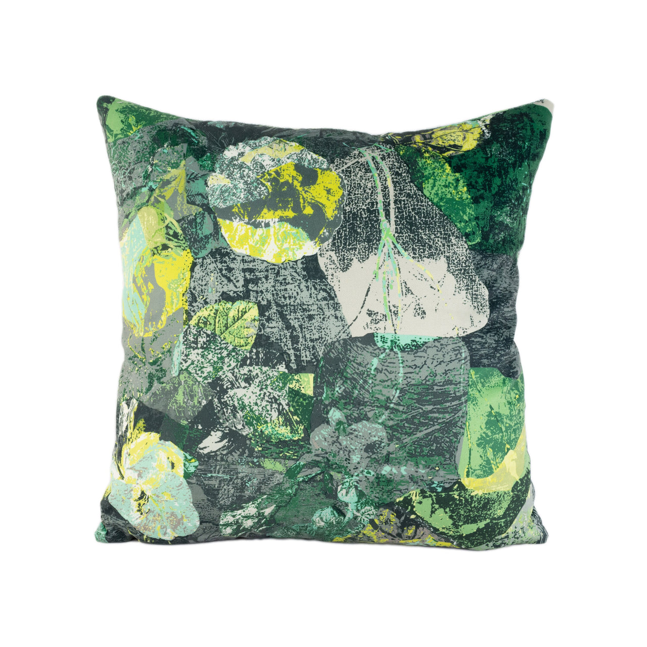 Panaz - Mustique - Green / Grey - Stunning Designer Velvet Cushion Cover Home Décor Throw Pillow