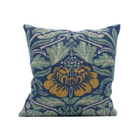 Thumbnail for William Morris - Tulip and Rose - Indigo / Slate - Cushion Cover Throw Pillow Designer Home Decor