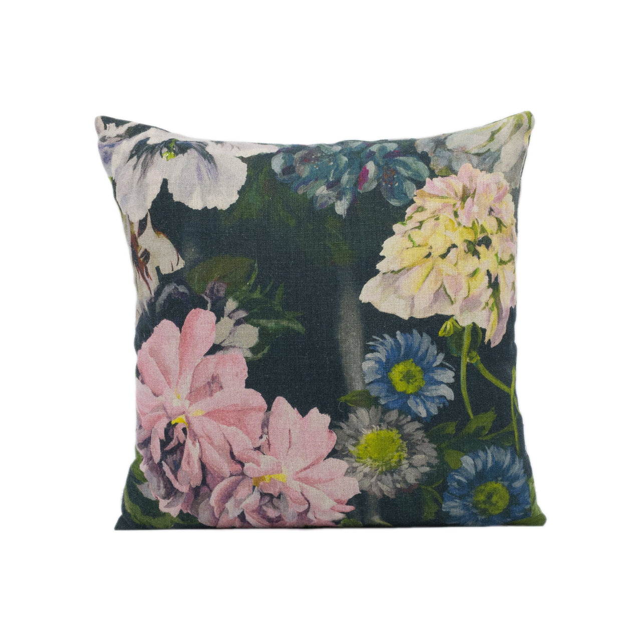 Designers Guild - Delft Flower - Charcoal - Stunning Designer Cushion Cover Home Décor Throw Pillow