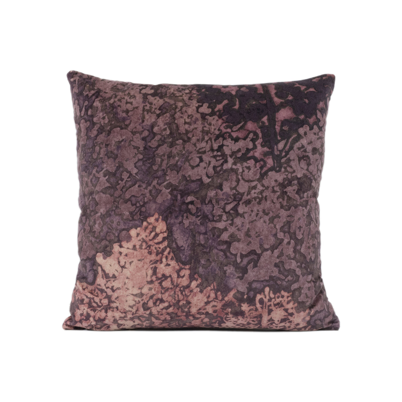 Zoffany - Belvoir - Fig / Hollyhock - Abstract Ombré Forest Luxury Velvet Cushion Cover - Handmade Throw Pillow Designer Home Decor