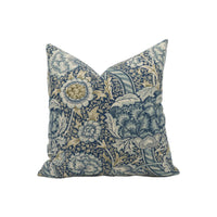 Thumbnail for William Morris - Wandle - Blue / Stone - Magical Traditional Morris Cushion Cover Handmade Throw Pillow Designer Home Decor