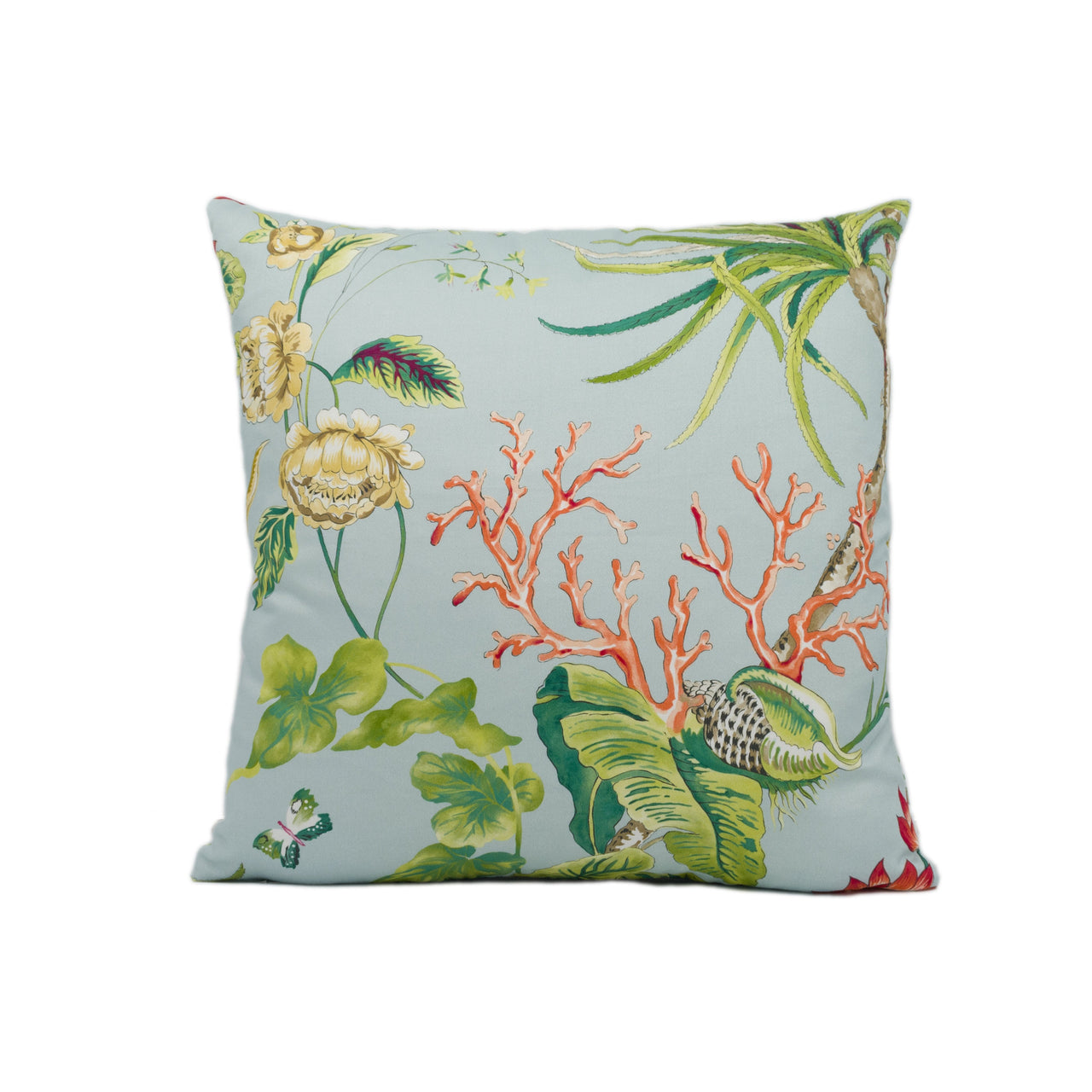 Sanderson - Mauritius - Rose / Duck Egg - Stunning Designer Cushion Cover Home Décor Throw Pillow