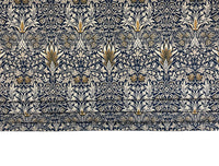 Thumbnail for William Morris - Snakeshead - Indigo / Hemp - Professionally Made Roman Blind Made to Measure