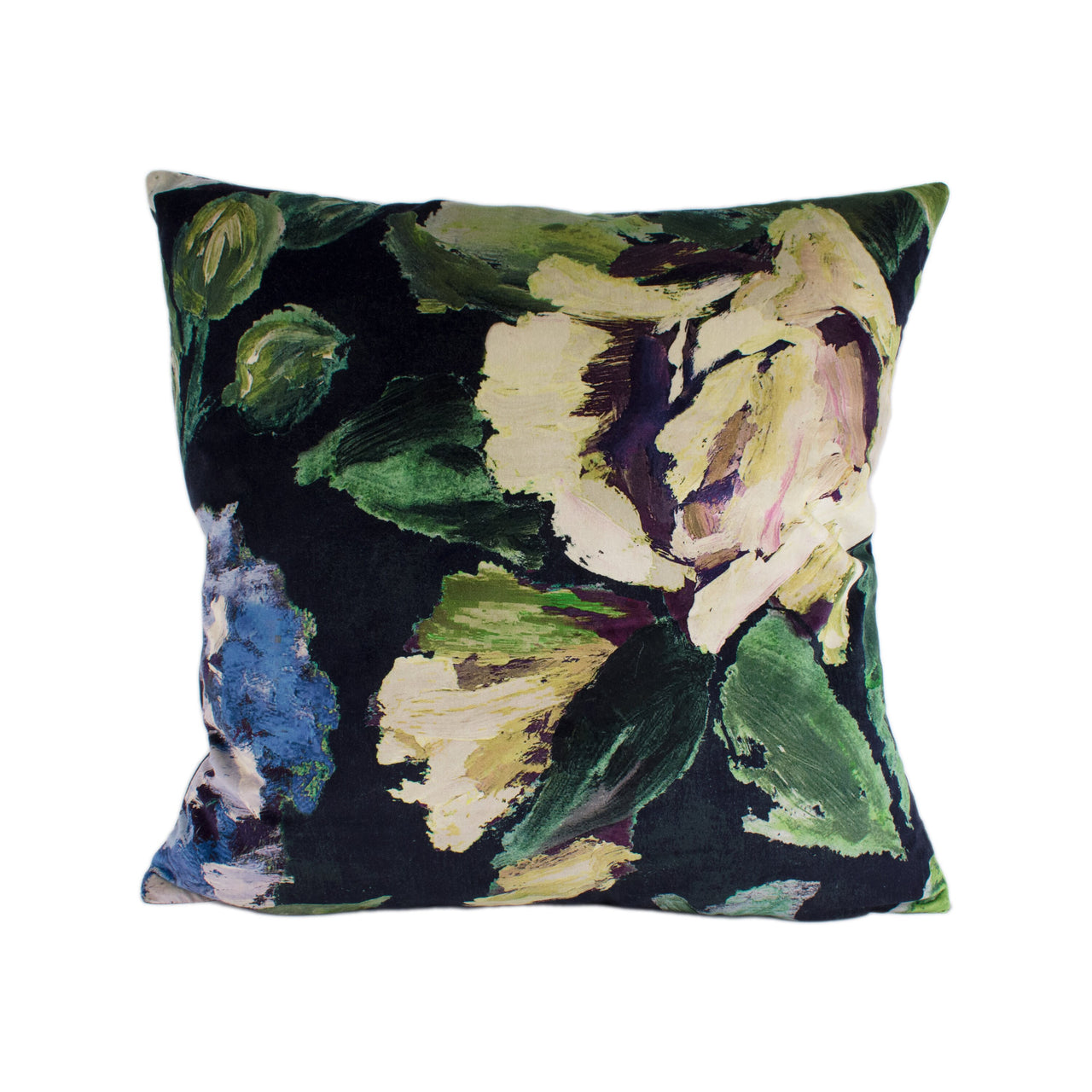 Designers Guild - Bloomsbury Rose - Indigo - Sumptuous Velvet Cushion Cover Home Decor Throw Pillow