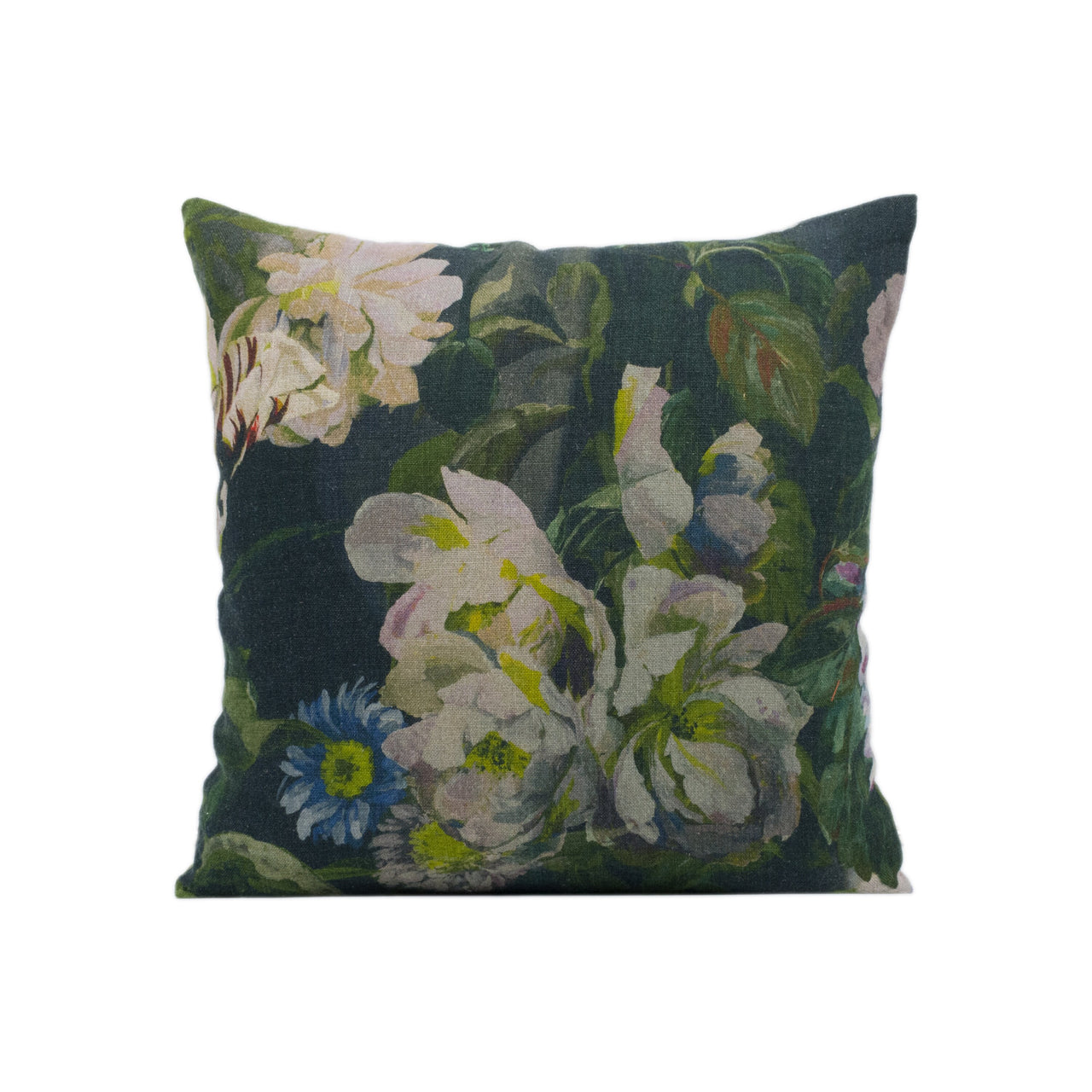 Designers Guild - Delft Flower - Charcoal - Stunning Designer Cushion Cover Home Décor Throw Pillow