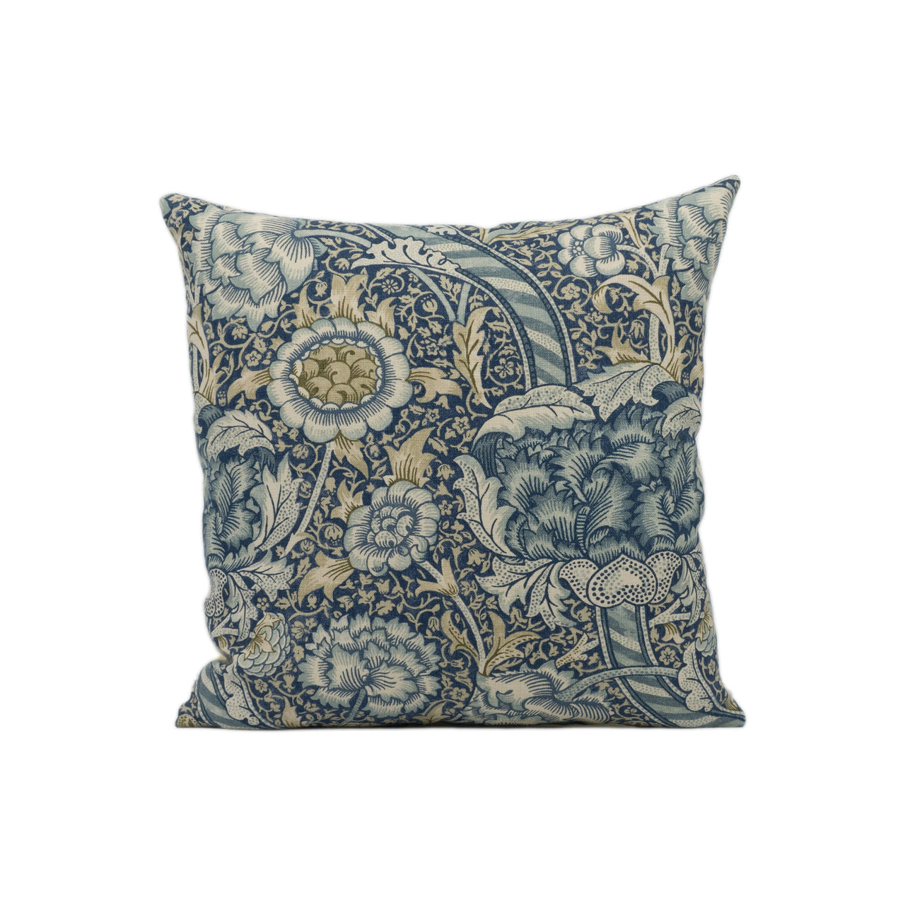 William Morris - Wandle - Blue / Stone - Magical Traditional Morris Cushion Cover Handmade Throw Pillow Designer Home Decor