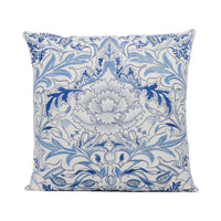 Thumbnail for William Morris - Simply Severn - Woad - Elegant Floral Damask Designer Cushion Cover - Handmade Throw Pillow - Luxury Home Decor