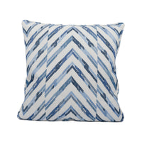 Thumbnail for Thibaut - Hamilton Embroidery - Blue and White - Stunning Hand Made Cushion Cover Throw Pillow Designer Home Décor