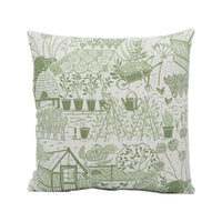 Thumbnail for Sanderson - The Allotment - Fennel - Whimsical Handmade Cushion Cover Stunning Throw Pillow Designer Home Décor