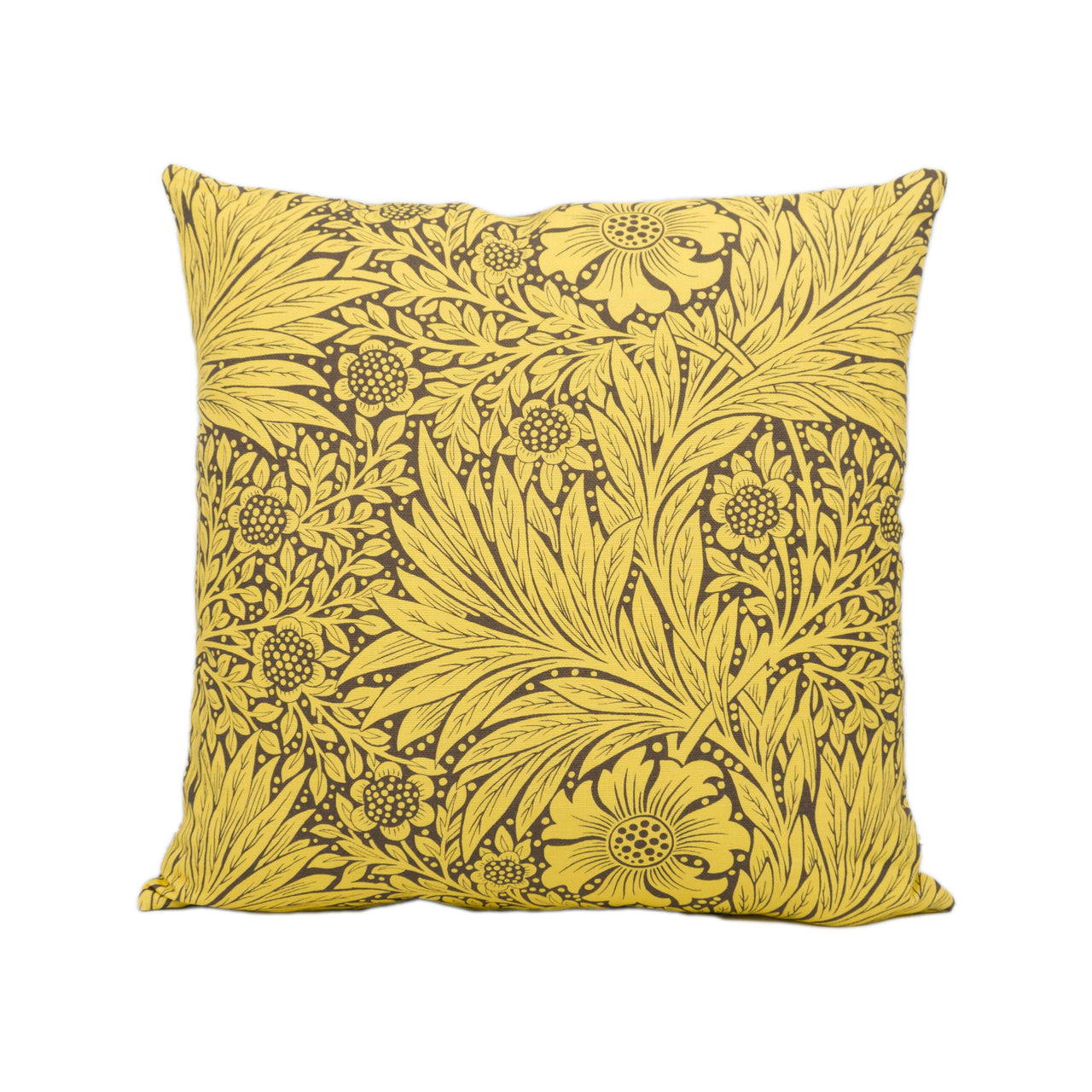 William Morris - Ben Pentreath - Marigold - Summer Yellow / Chocolate - Stunning Designer Cushion Cover Throw Pillow Designer Home Decor