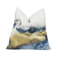 Thumbnail for Harlequin - Kailani - Lagoon / Linden - Stunning Snowy Mountain Landscape Handmade Cushion Cover Throw Pillow Designer Home Décor