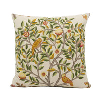 Thumbnail for William Morris - Kelmscott Embroidered - Russet / Artichoke - Classic English Luxury Embroidered Designer Cushion Cover Throw Pillow Home