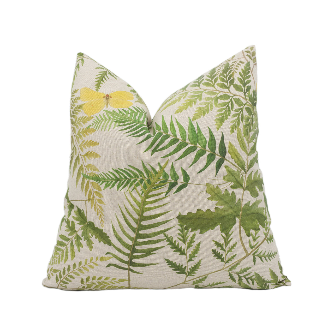 Clarke and Clarke - Fern Glade - Linen - Stunning Cushion Cover Designer Home Décor Throw Pillow