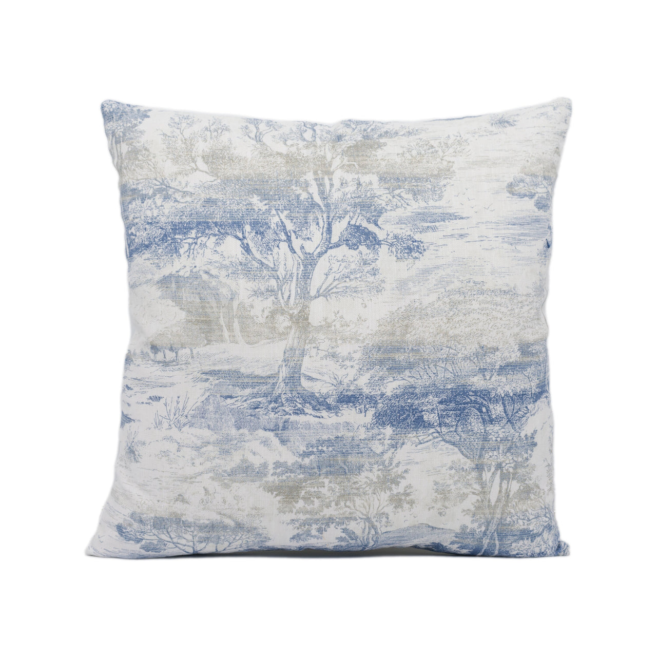 Jane Churchill - Eden - Blue - Handmade Cushion Cover Stunning Throw Pillow Designer Home Décor