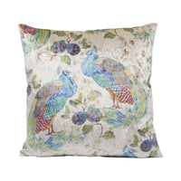 Thumbnail for Art of the Loom x Utopia - Peacock - Natural - Stunning Designer Velvet Cushion Cover Home Décor Throw Pillow