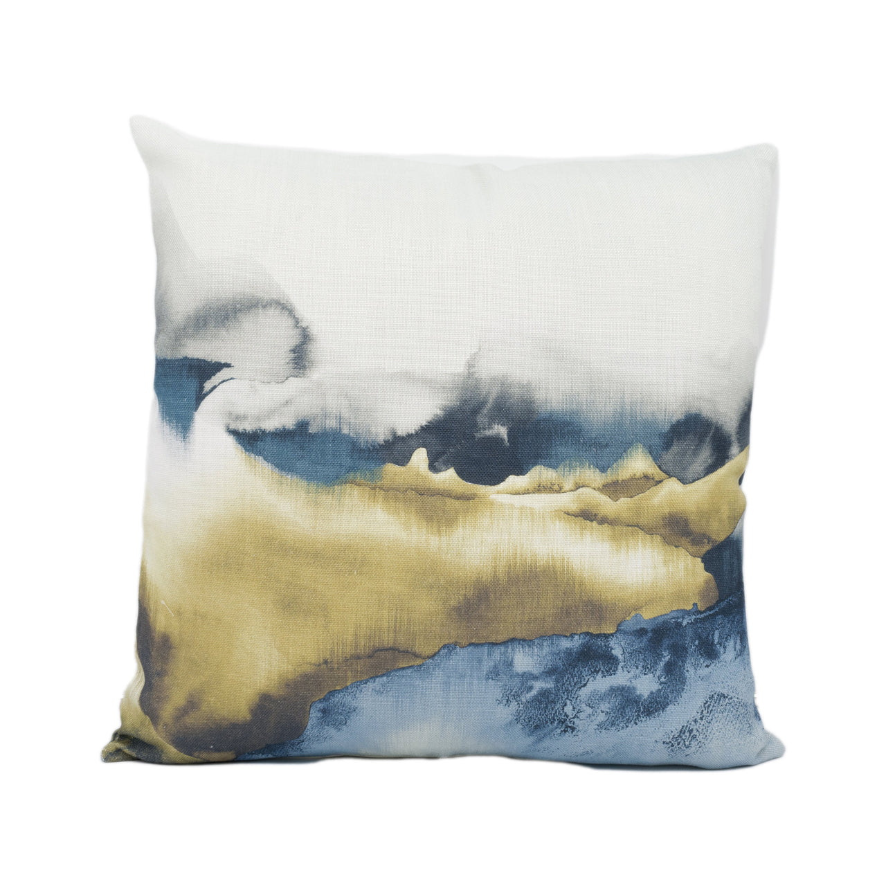 Harlequin - Kailani - Lagoon / Linden - Stunning Snowy Mountain Landscape Handmade Cushion Cover Throw Pillow Designer Home Décor