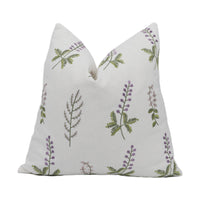 Thumbnail for Sanderson - Bilberry - Celadon / Fig - Handmade Cushion Cover Stunning Throw Pillow Designer Home Décor