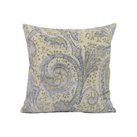 Thumbnail for Colefax and Fowler - Cornelius - Old Blue - Evocative Paisley Velvet Designer Cushion Cover - Handmade Throw Pillow - Luxury Home Decor