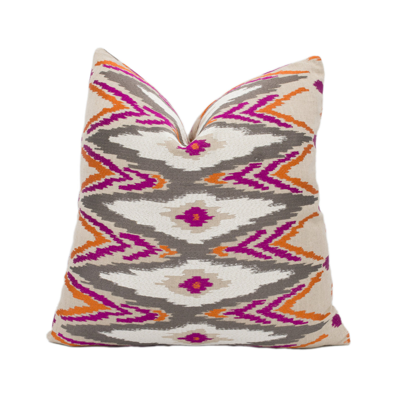 Clarke and Clarke - Nomad Embroidered - Sunset - Stunning Cushion Cover Designer Throw Pillow Handmade Home Décor