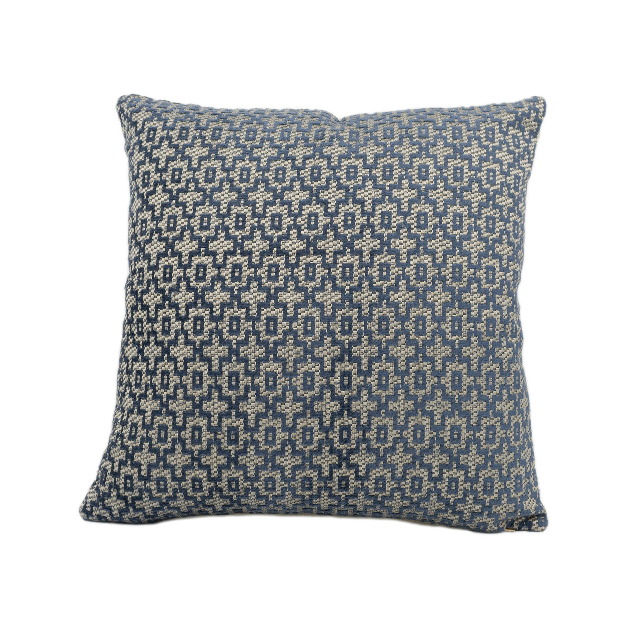 Clarke and Clarke - Mansour - Indigo - Chenille Cushion Cover Handmade Throw Pillow Designer Home Décor