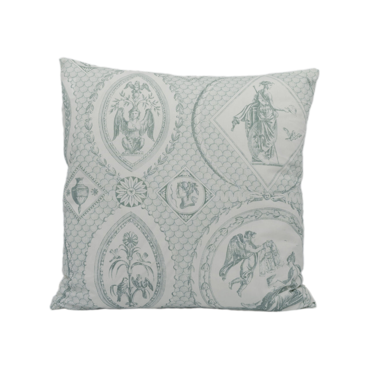 Schumacher - Les Scenes Contemporaines - Mineral - Traditional Greco-Roman Modern Twist - Designer Cushion Cover - Handmade Throw Pillow