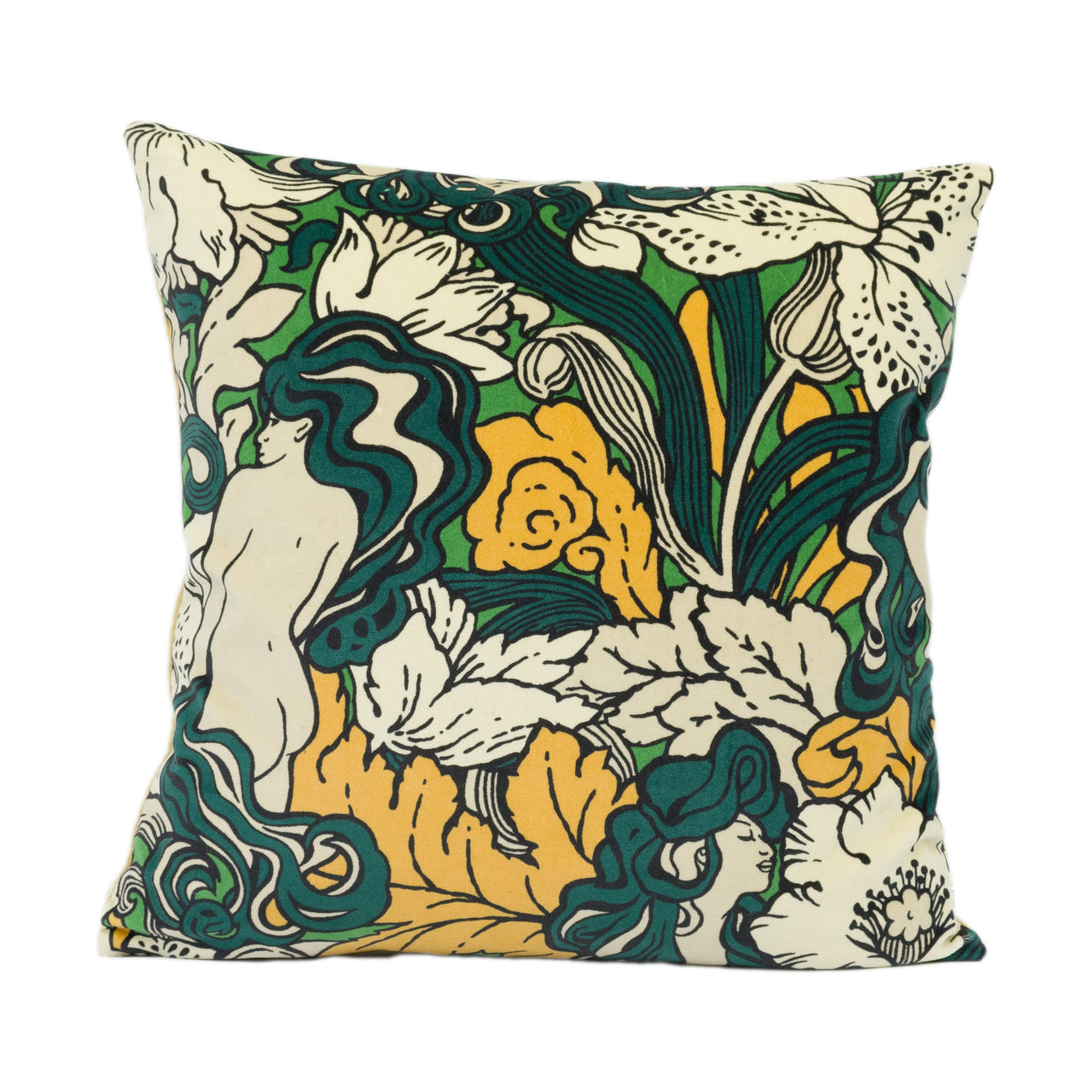 Sanderson Archive - Forbidden Fruit - Absinthe - Gorgeous Velvet Cushion Cover Handmade Throw Pillow Designer Home Décor