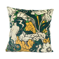 Thumbnail for Sanderson Archive - Forbidden Fruit - Absinthe - Gorgeous Velvet Cushion Cover Handmade Throw Pillow Designer Home Décor