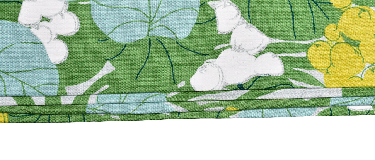 Schumacher - Sea Grapes - Palm - Made To Measure Professionally Made Roman Blind