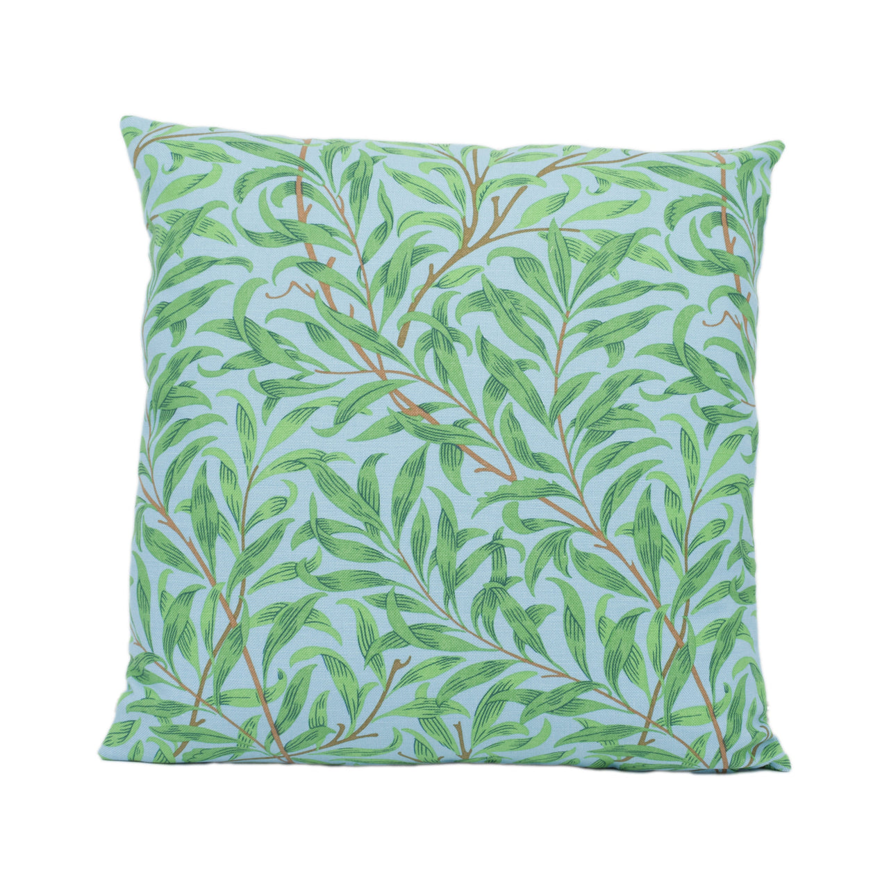 William Morris - Ben Pentreath - Willow Boughs - Sky / Leaf Green - Cushion Cover Throw Pillow Designer Home Décor