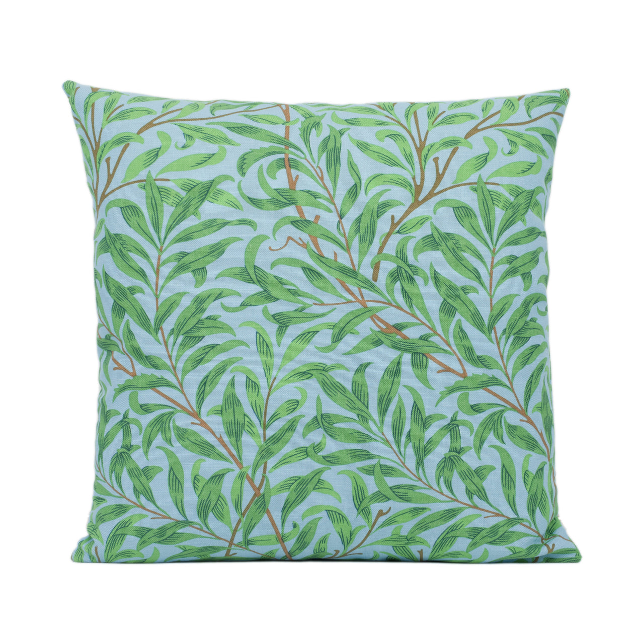 William Morris - Ben Pentreath - Willow Boughs - Sky / Leaf Green - Cushion Cover Throw Pillow Designer Home Décor