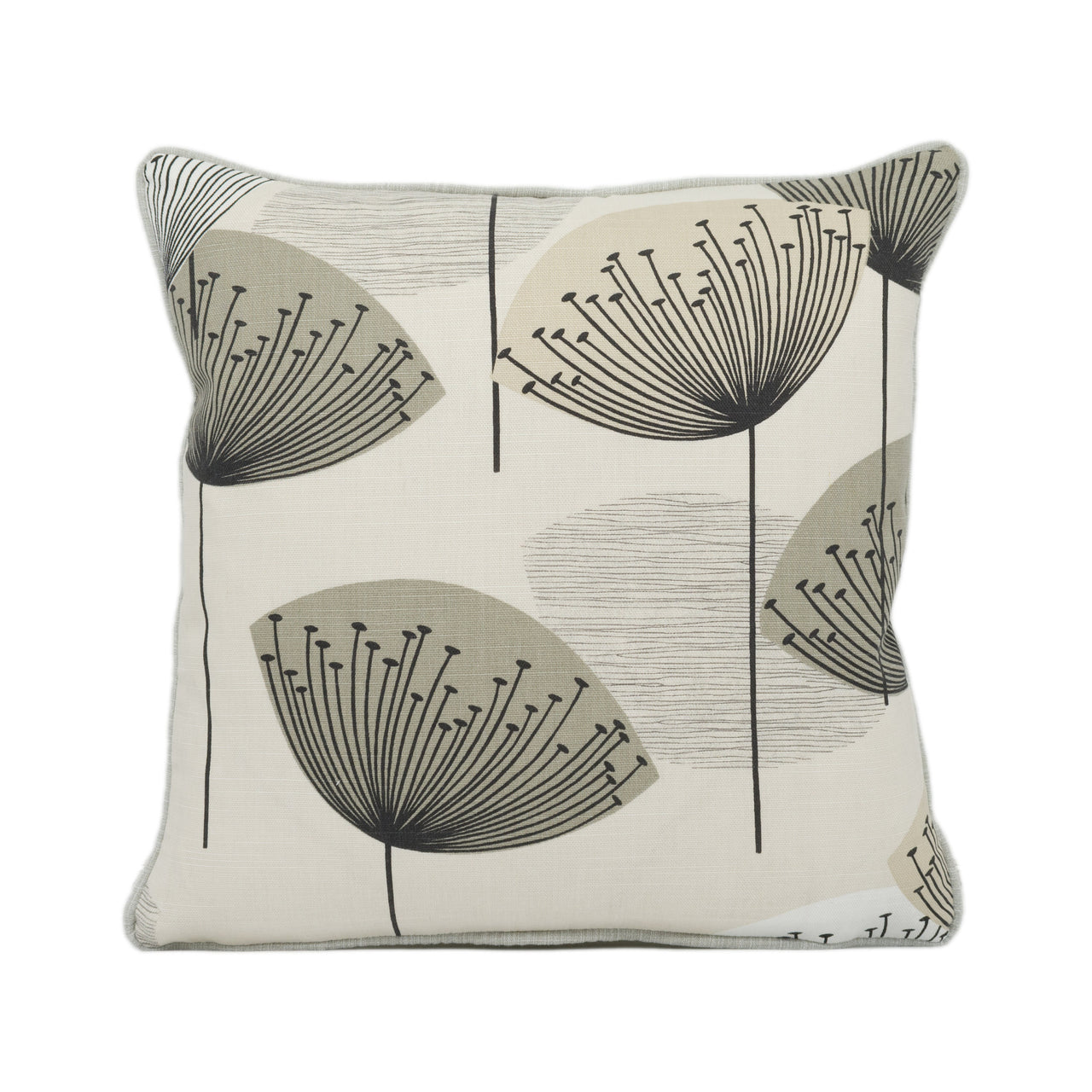 Sanderson - Dandelion Clocks - Neutral - Cushion Cover Throw Pillow Designer Home Decor