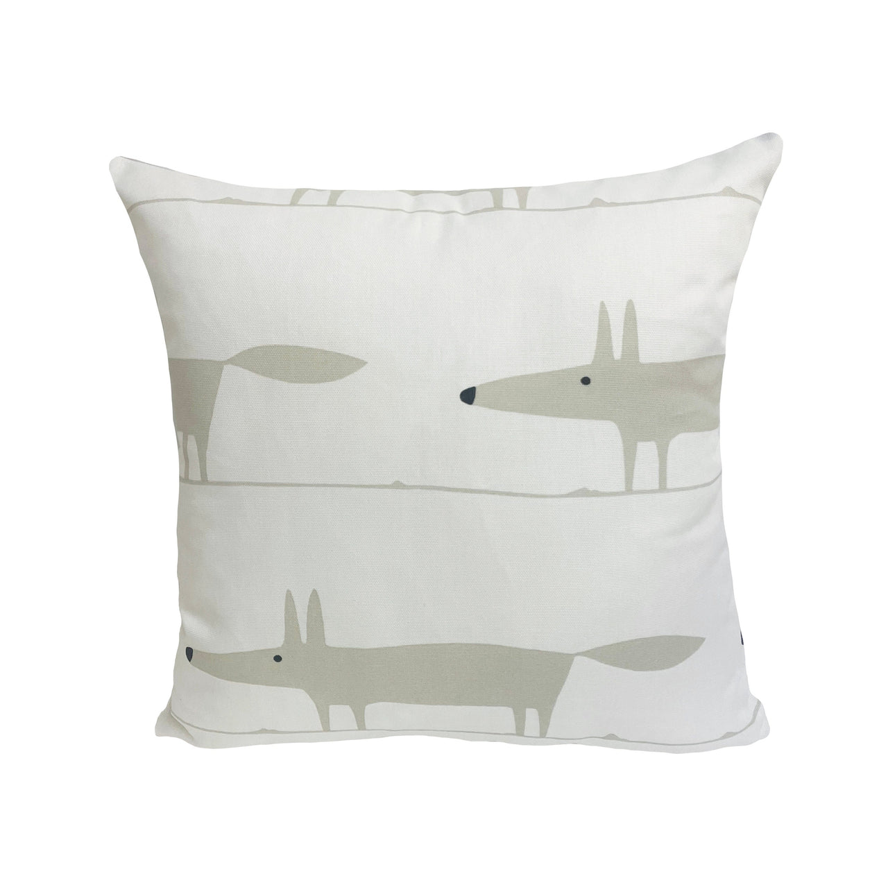 Scion - Midi Fox - Snow - Cushion Cover Throw Pillow Designer Home Decor