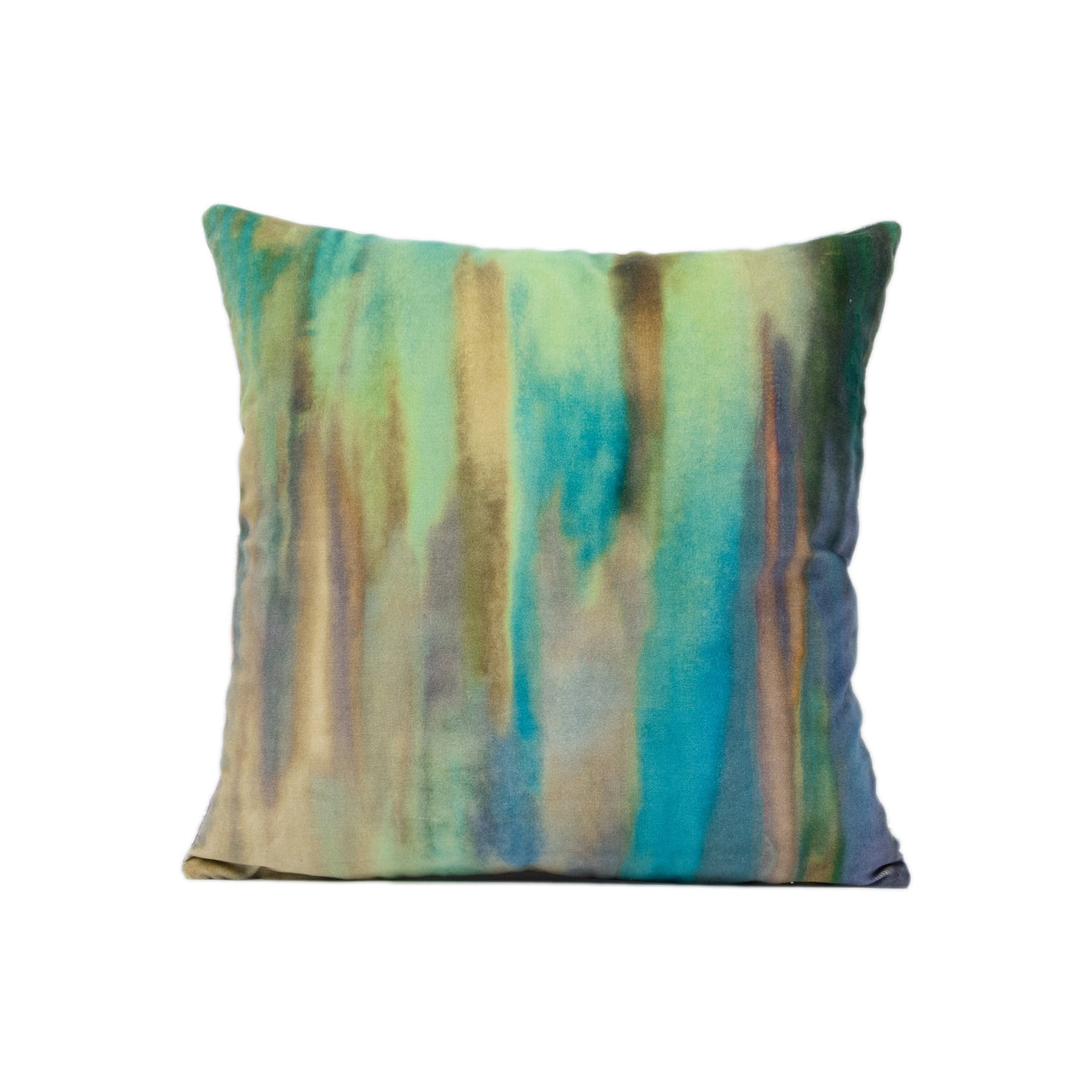 Boeme - Strata - Patina - Beautiful Inky Velvet Cushion Cover Handmade Throw Pillow Designer Home Decor