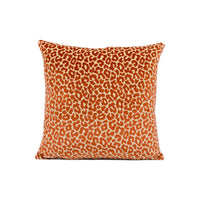 Thumbnail for Timothy Corrigan for Schumacher - Madeleine - Grenadine - Luxurious Leopard Print Velvet Designer Cushion Cover - Handmade Throw Pillow