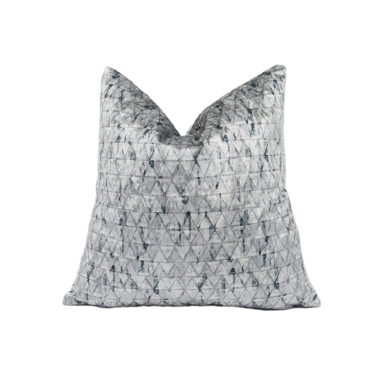 Utopia - Design 7 -Graphite - Stunning Velvet Cushion Cover Handmade Throw Pillow Designer Home Décor