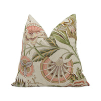 Thumbnail for Anna French x Thibaut - Cleo - Red / Gold on Flax - Stunning Cushion Cover Pillow Throw Designer Home Décor