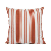 Thumbnail for Soane Britain - Trianon Stripe - Sorolla Red - Classic Atmospheric French Stripe Designer Cushion Cover - Luxury Throw Pillow - Handmade