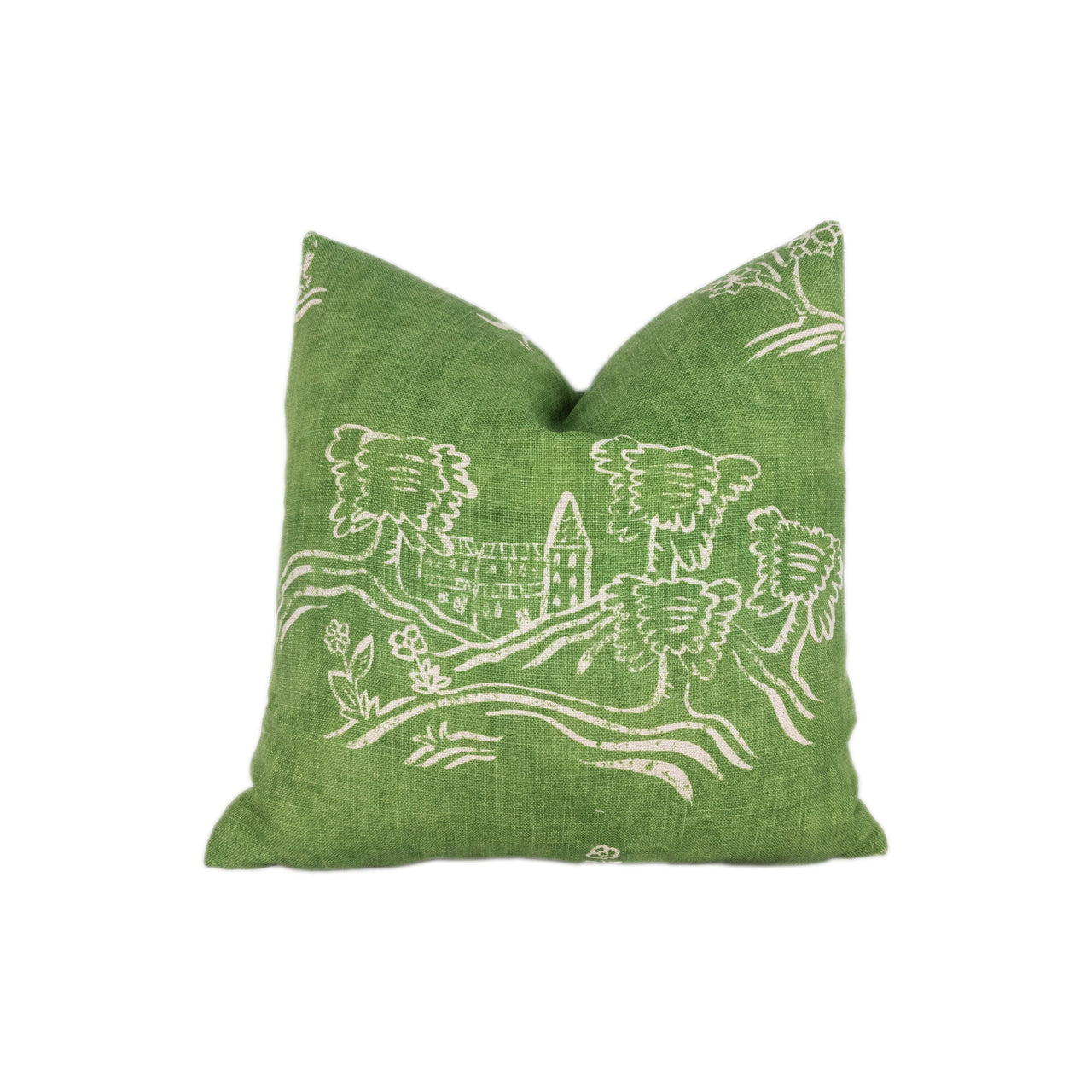 Andrew Martin - Friendly Folk - Basil Green - Stunning Designer Cushion Cover Home Decor Throw Pillow